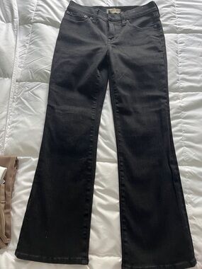 Madewell Black Denim Waistband Detail